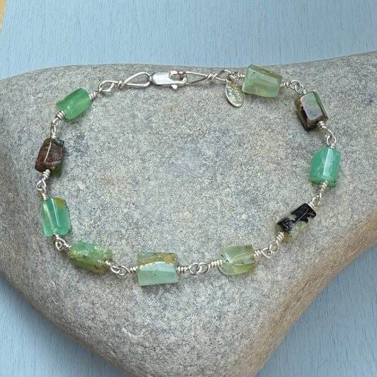 chelcedony looking glass bracelet