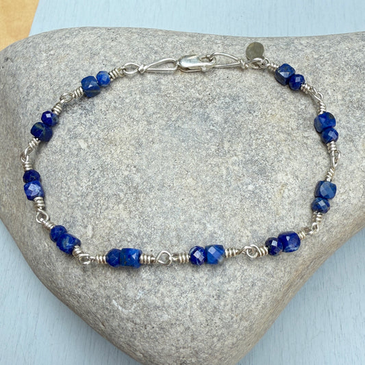 lapis doubles bracelet