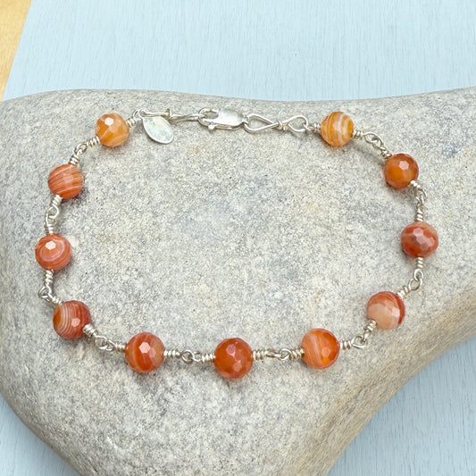 agate globes bracelet