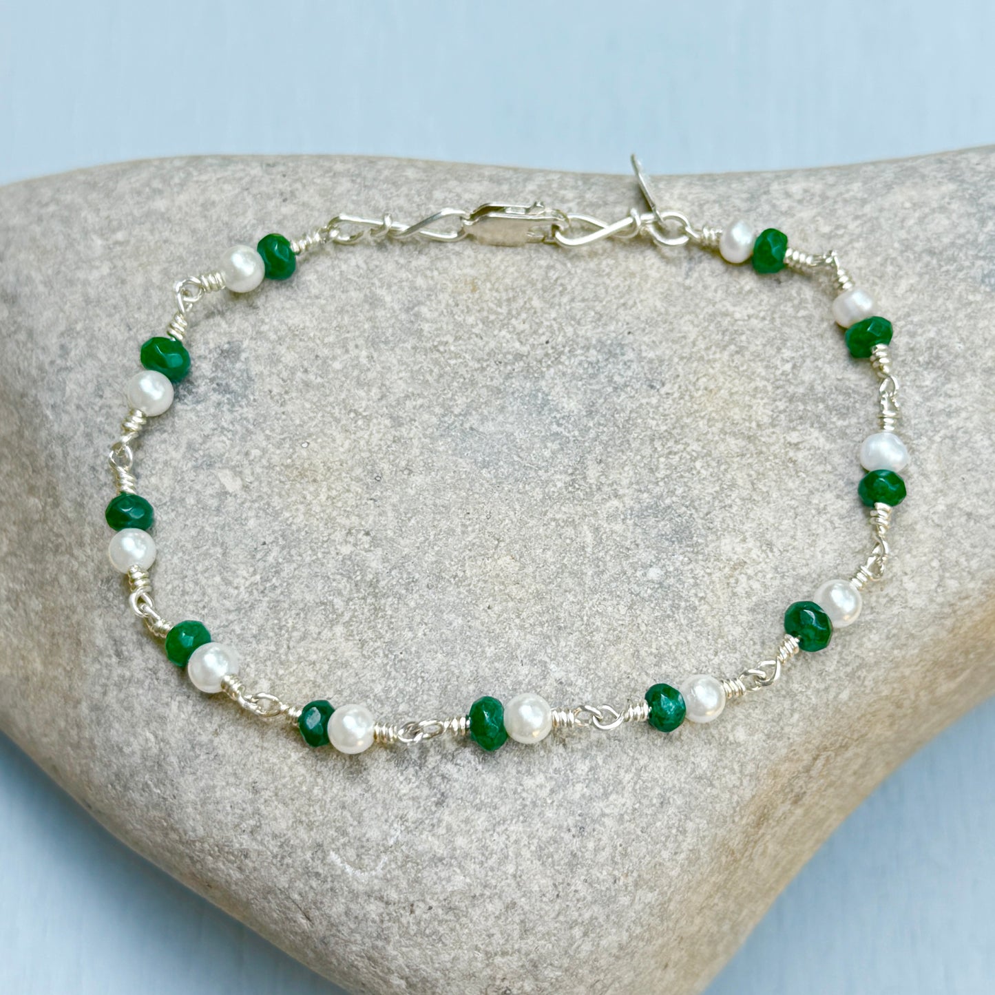 a trip to the Irish hill side bracelet