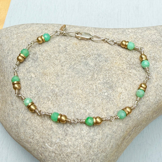 chalcedony connections bracelet