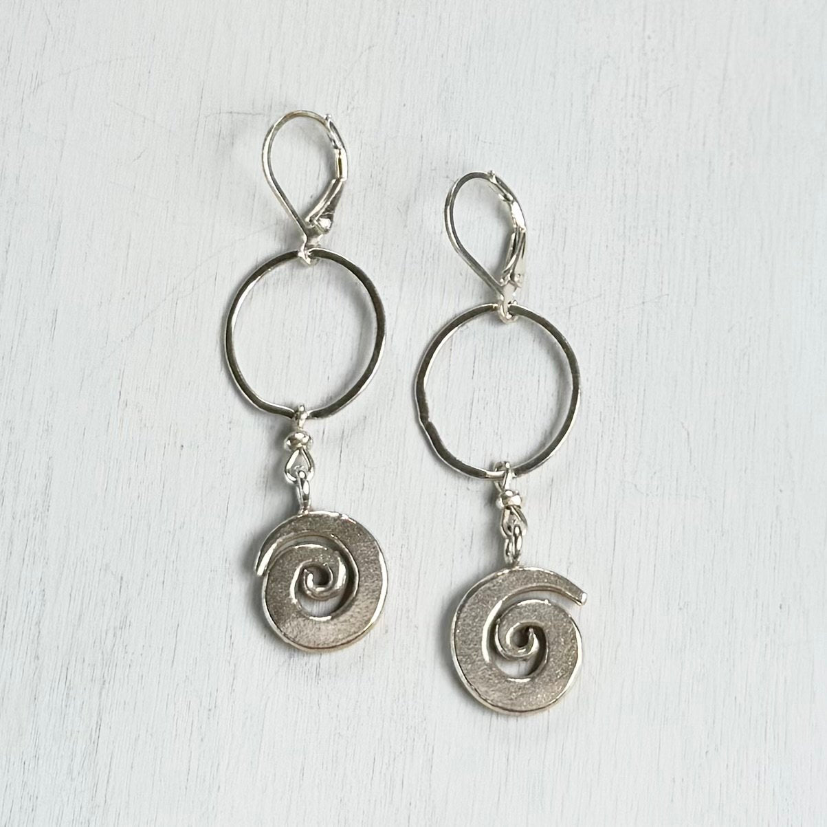 spiral of life earrings