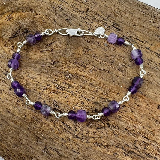purple people bracelet