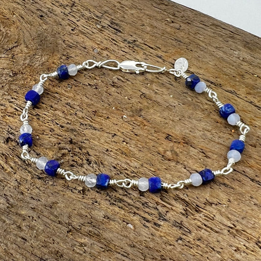 navy beach walk bracelet
