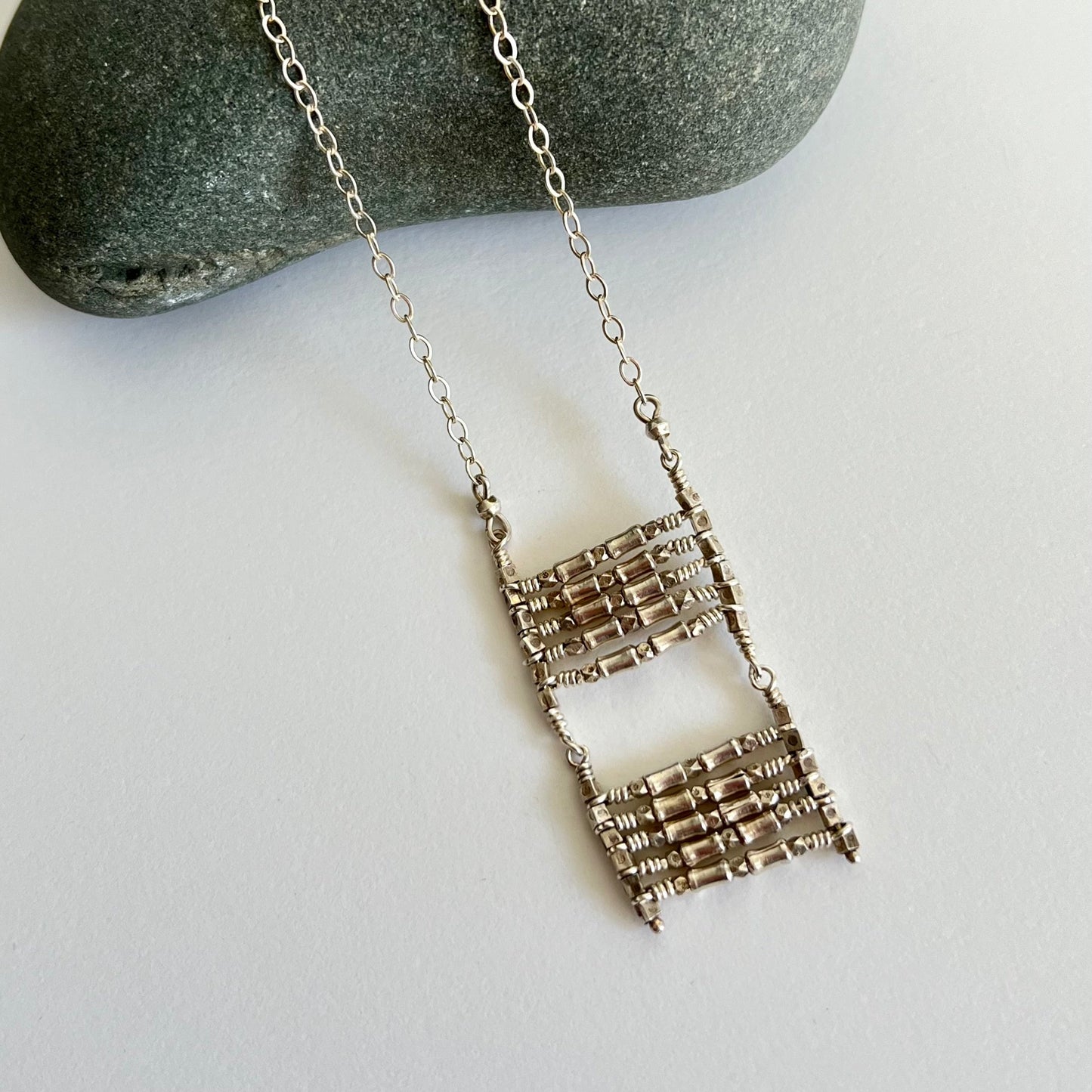 double ladder necklace