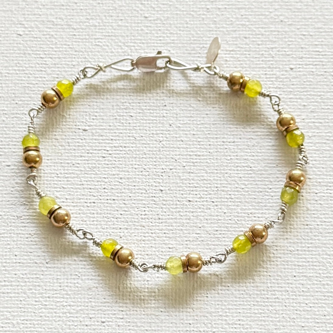 yellow connection bracelet