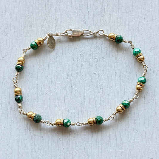 malachite connections bracelet
