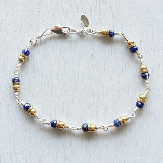 lapis connections bracelet