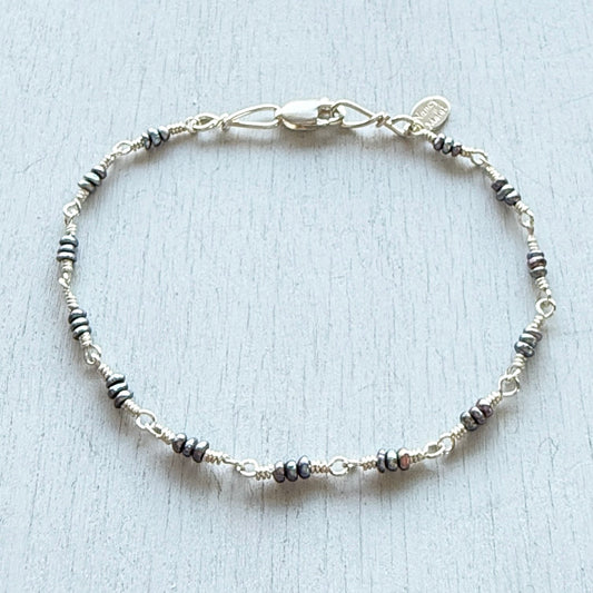 tiny black mimi bracelet