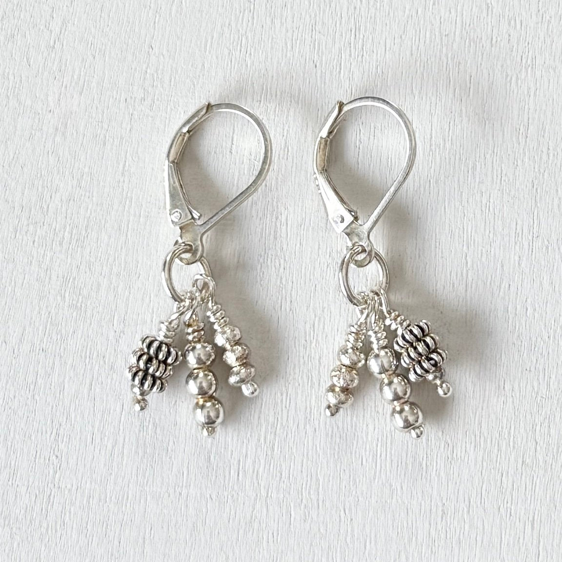 streamlined trio earrings