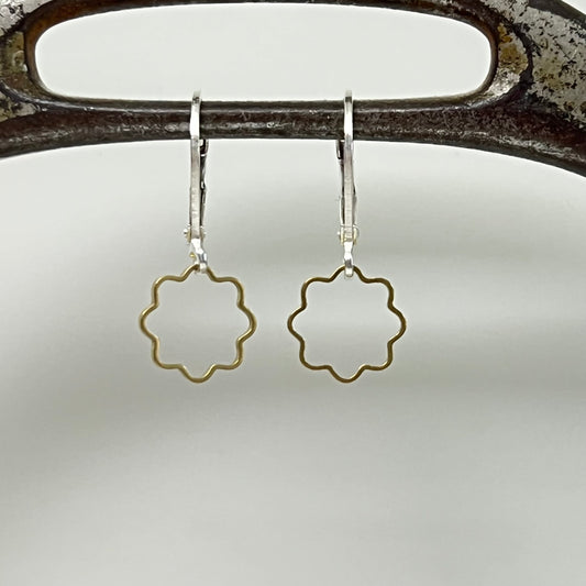 tiny flowers earrings