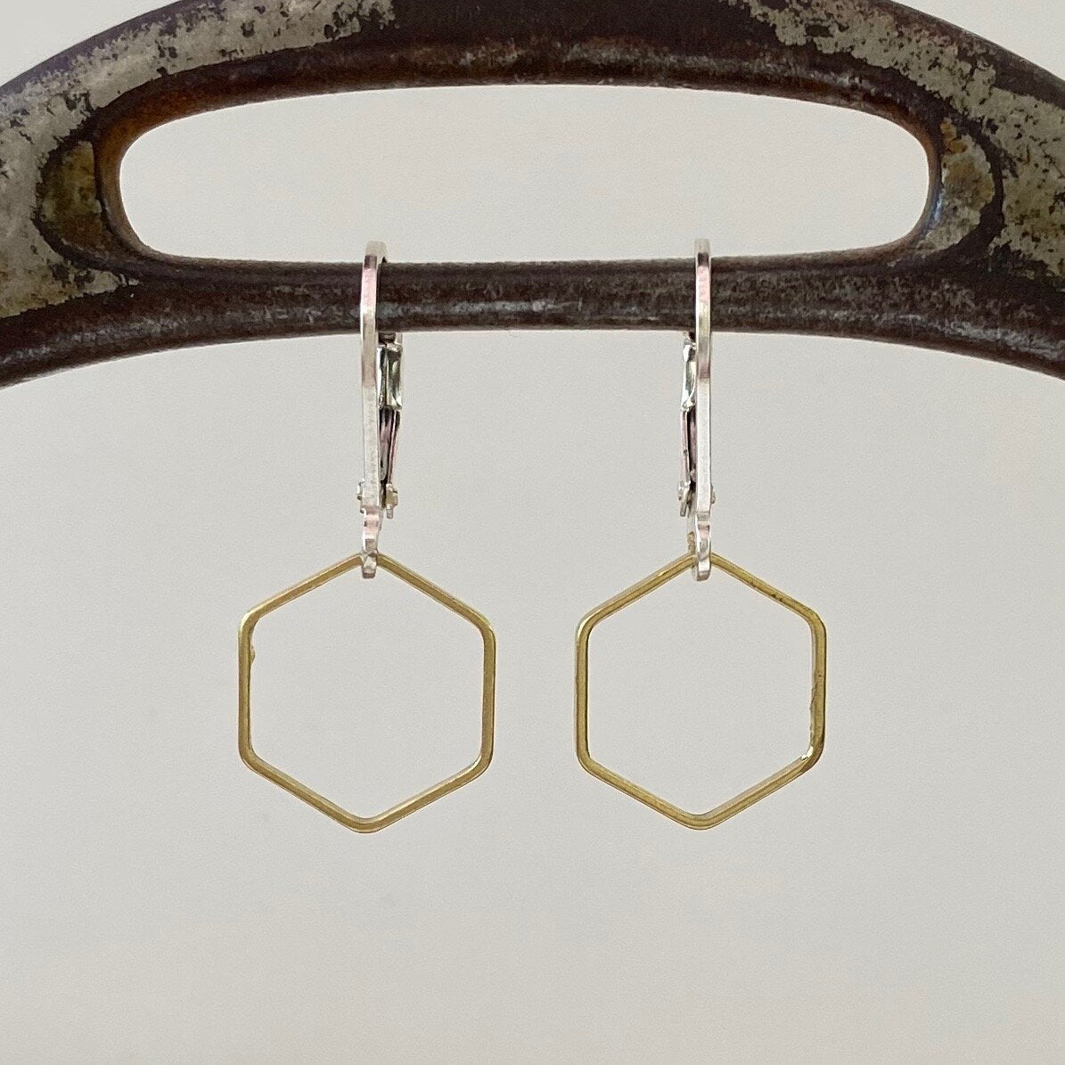 hexagons earrings