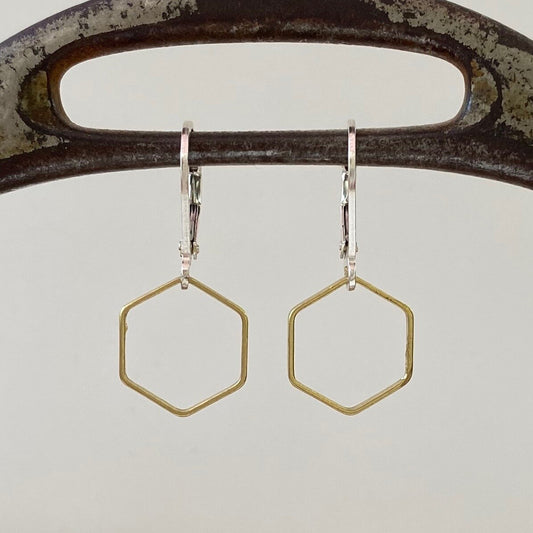 hexagons earrings