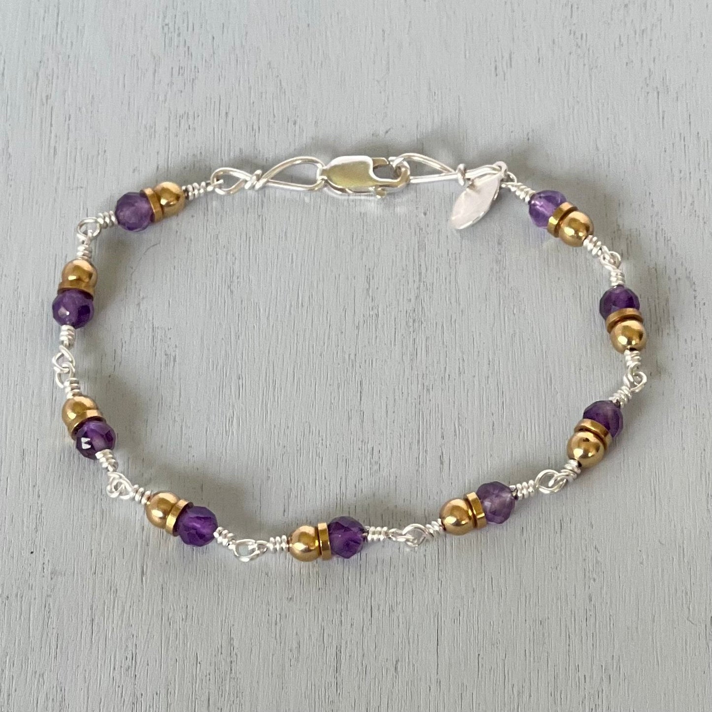 amethyst connections bracelet