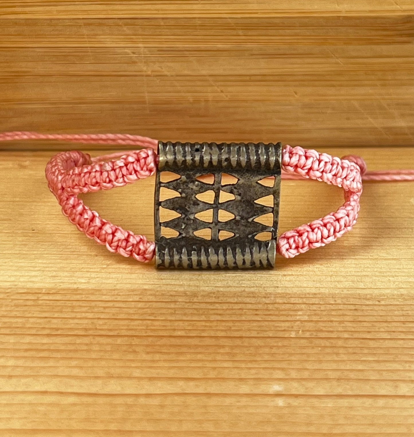 pink warrior talisman bracelet