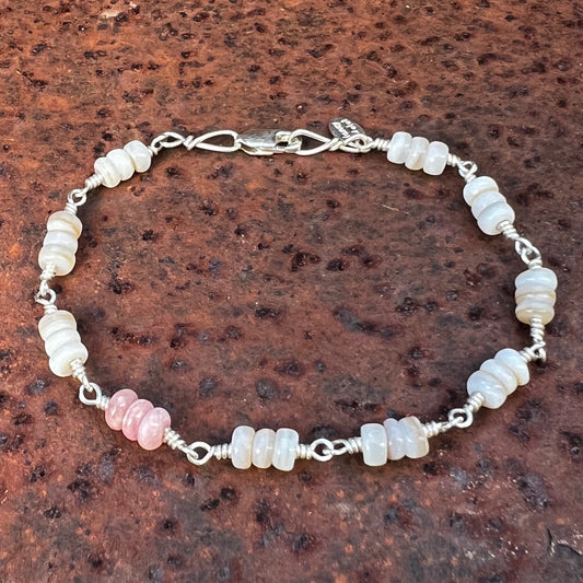 a spot of pink bracelet