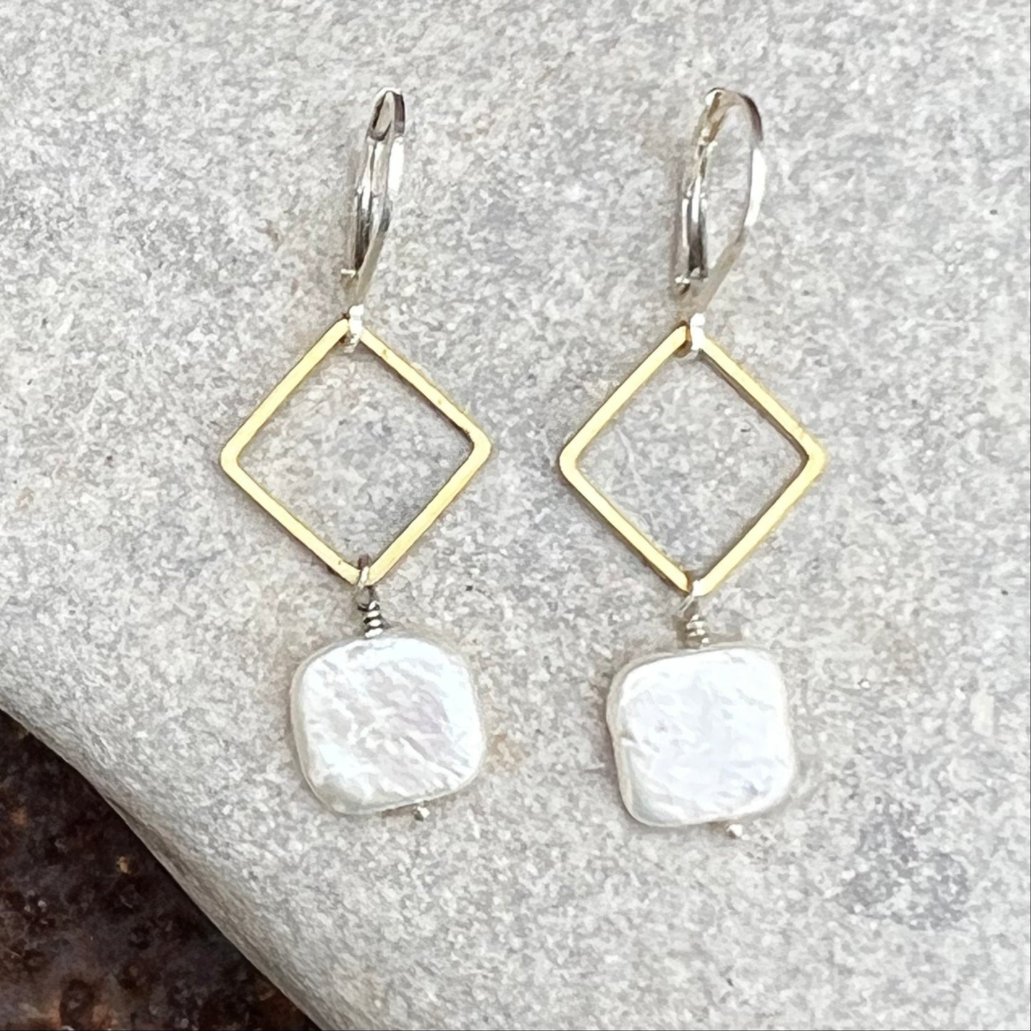 squared earrings