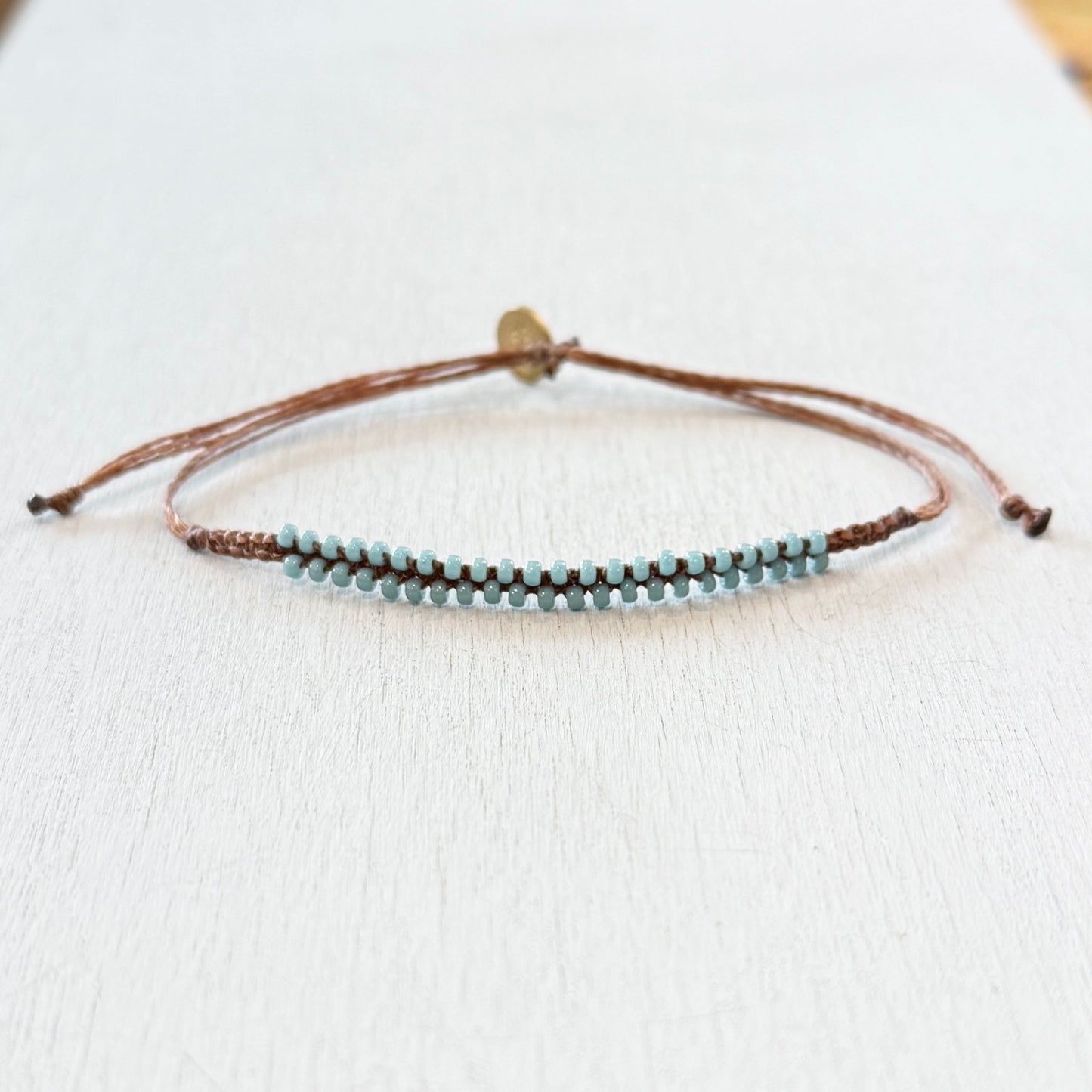 celadon zipper bracelet