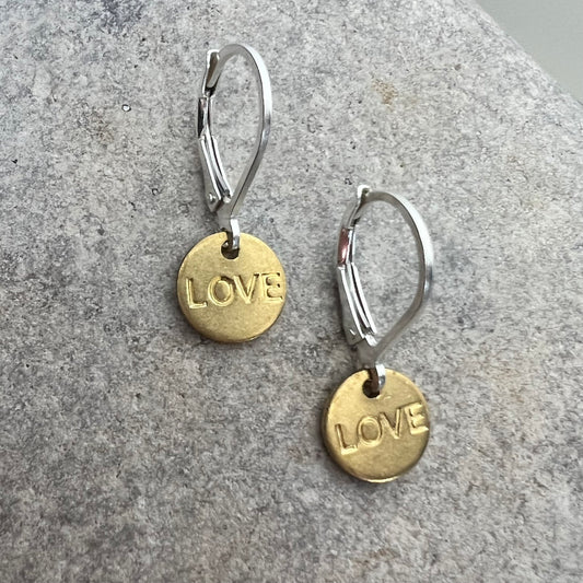 all i need is love earrings