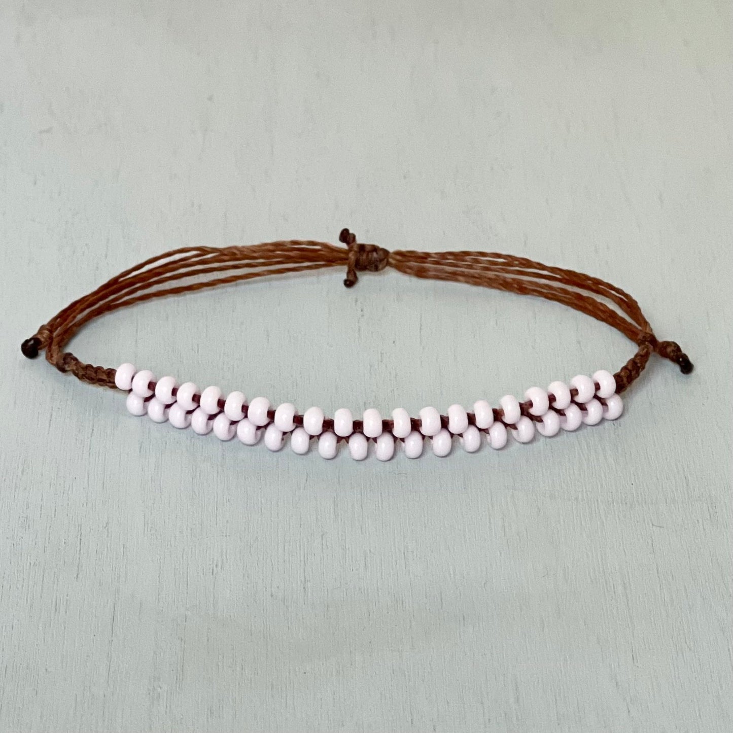 pale pink bracelet