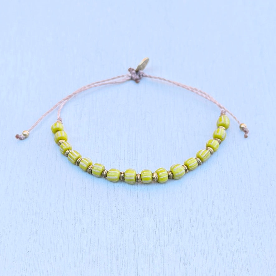 lemon drop bracelet