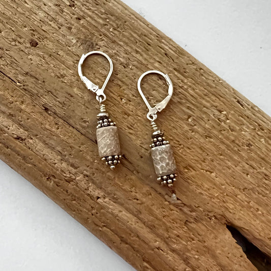 petoskey tube earrings
