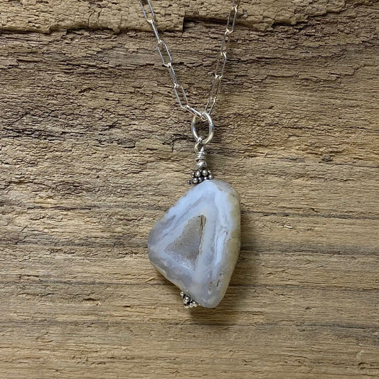 chalcedony pendant