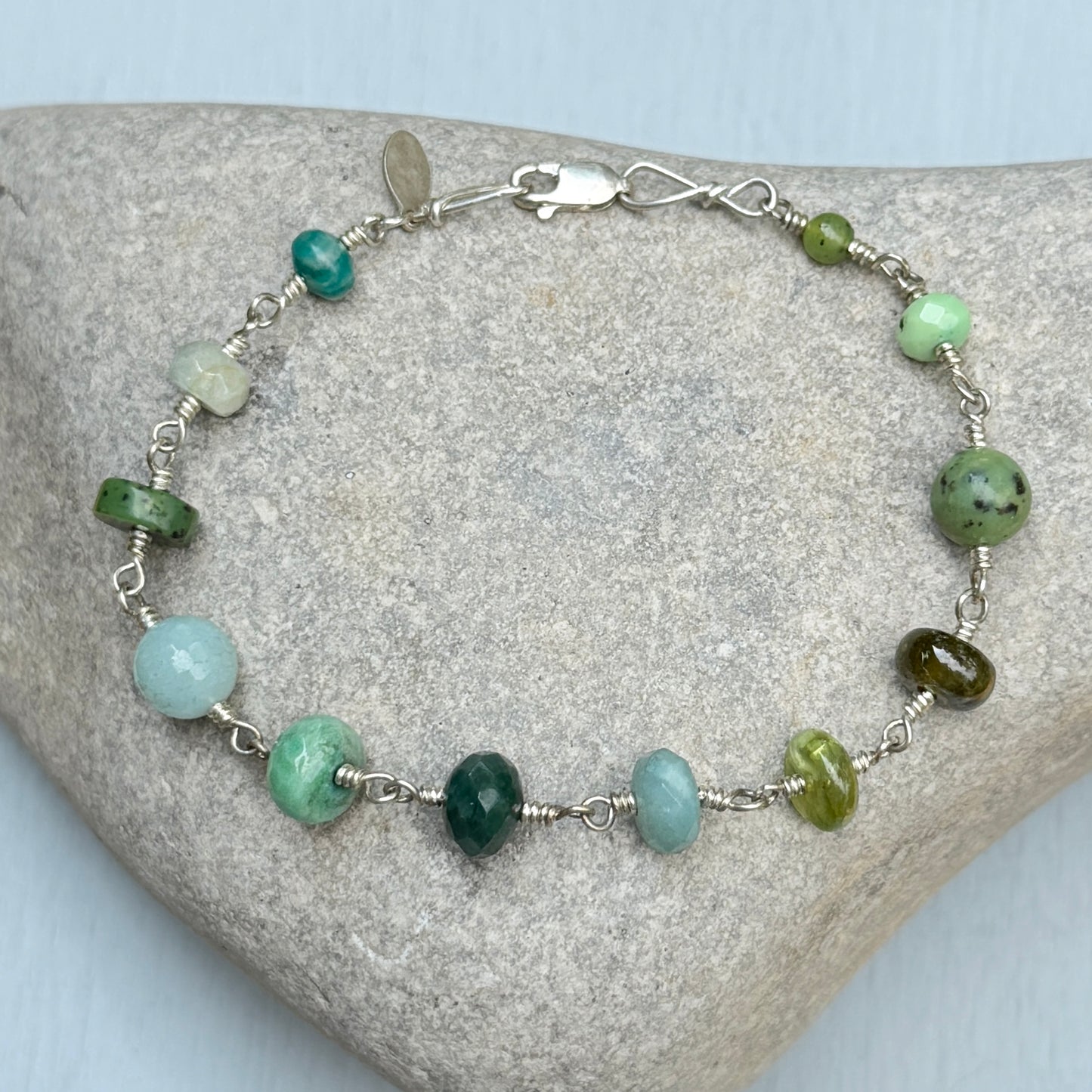 spring green bracelet