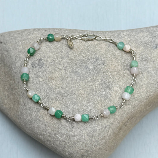 pale pink perfection bracelet