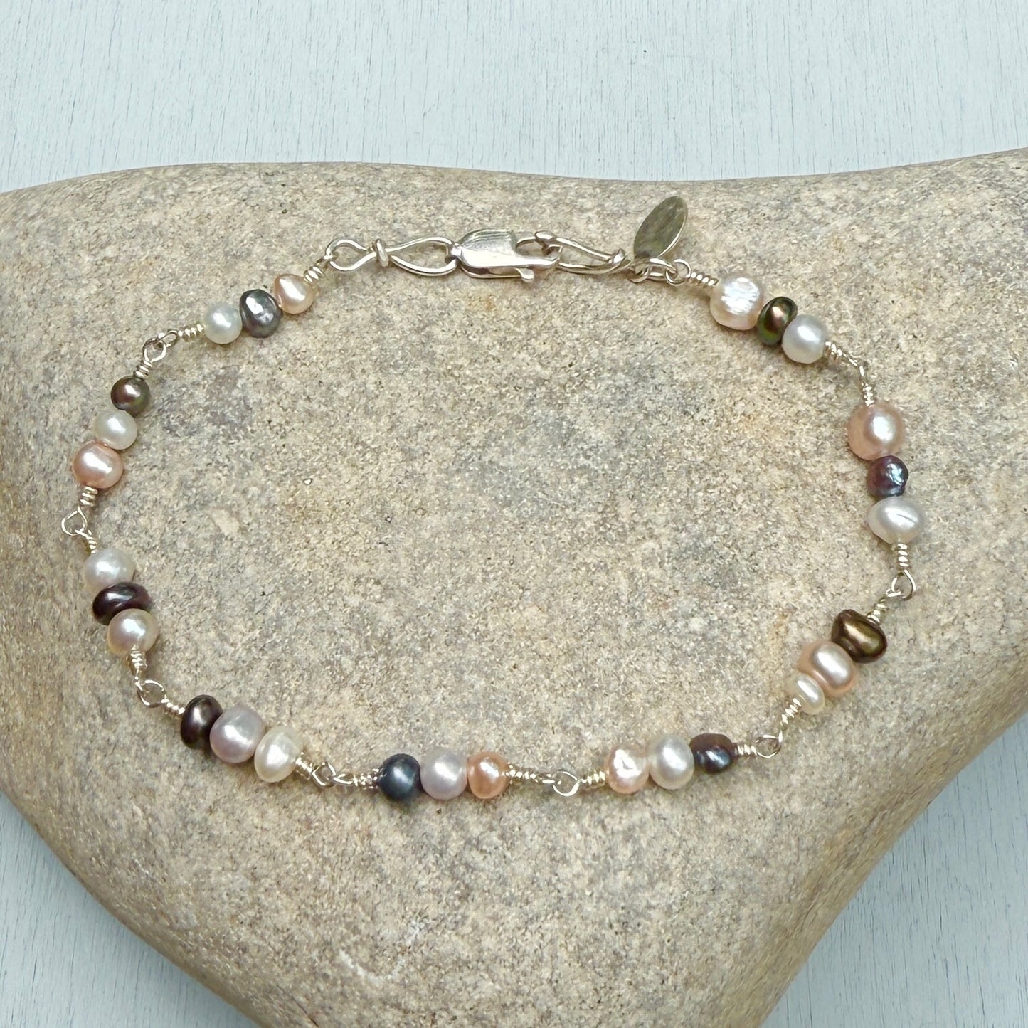 pearl clusters bracelet