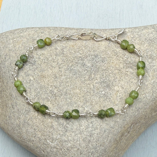 walking in a field of jade bracelet