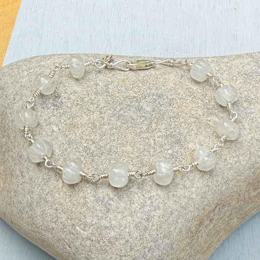 translucent pumpkin bracelet