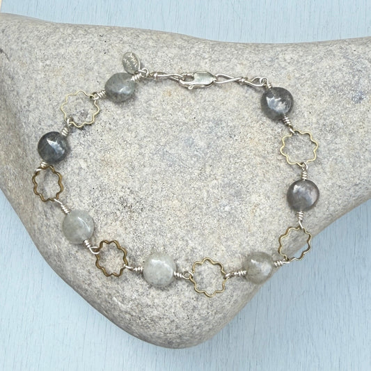 anna keeps collecting flowers bracelet