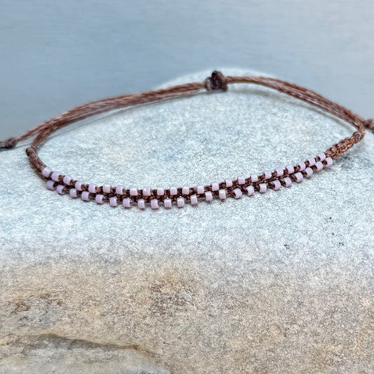 pink miyuki bracelet