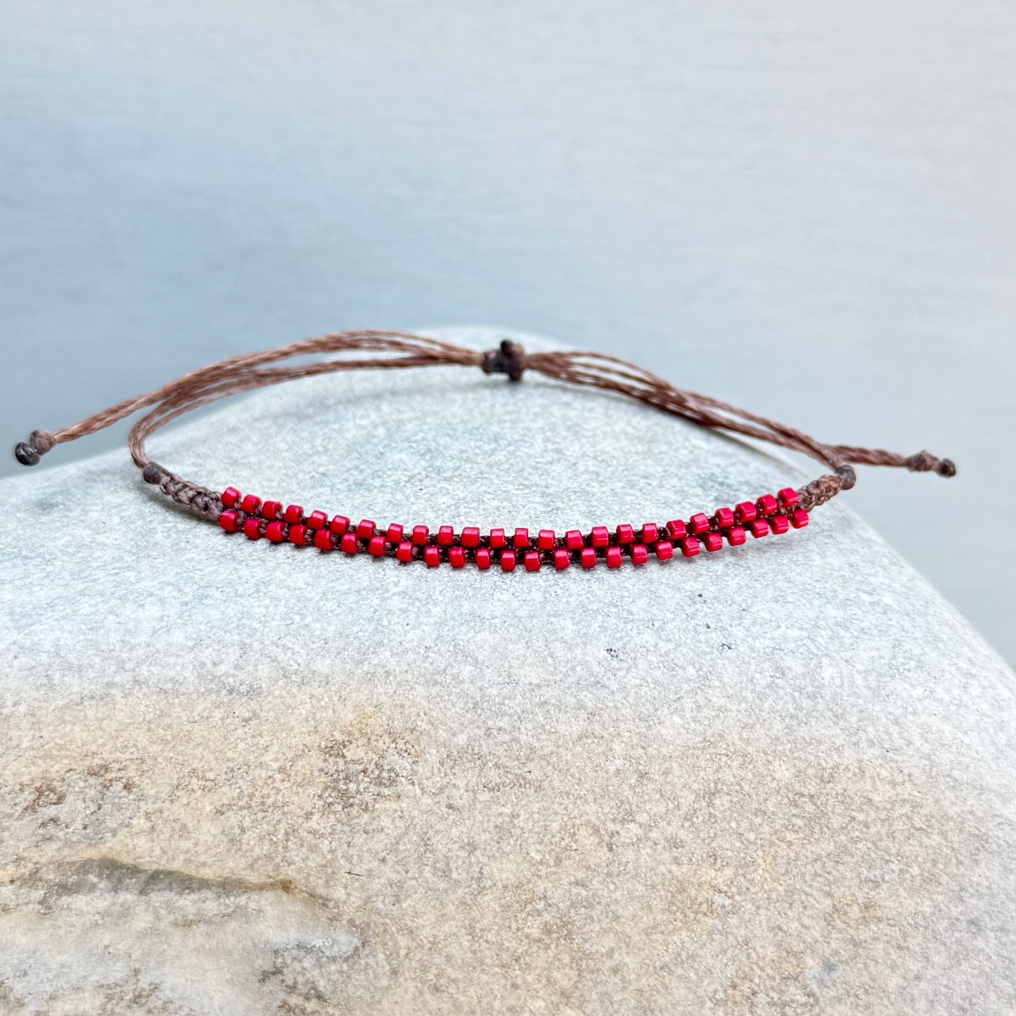 red miyuki bracelet