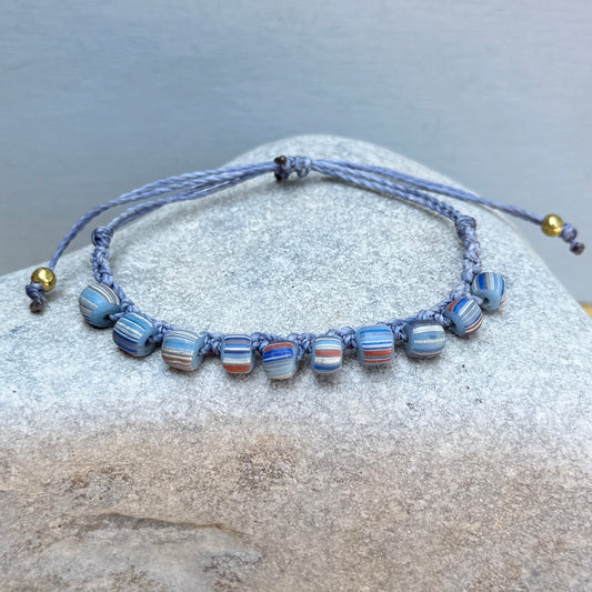 java denim bracelet