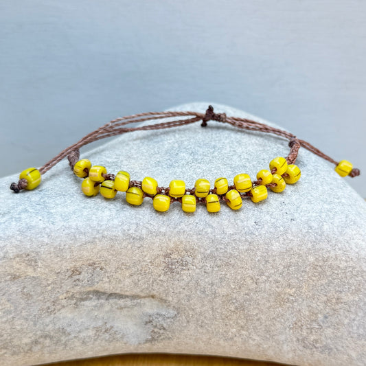 yellow java bracelet