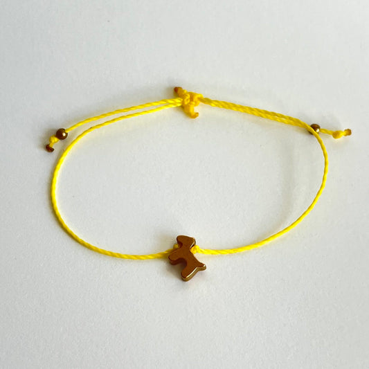 yellow dog bracelet