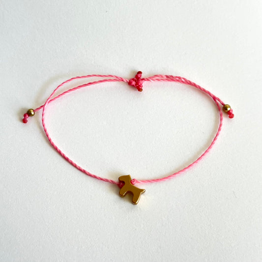 pink dog bracelet