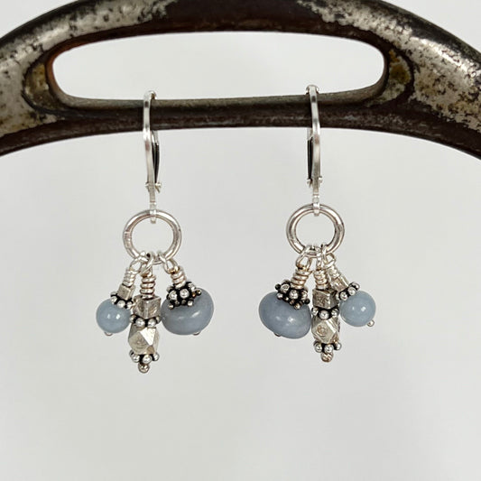 lepidolite dream earrings