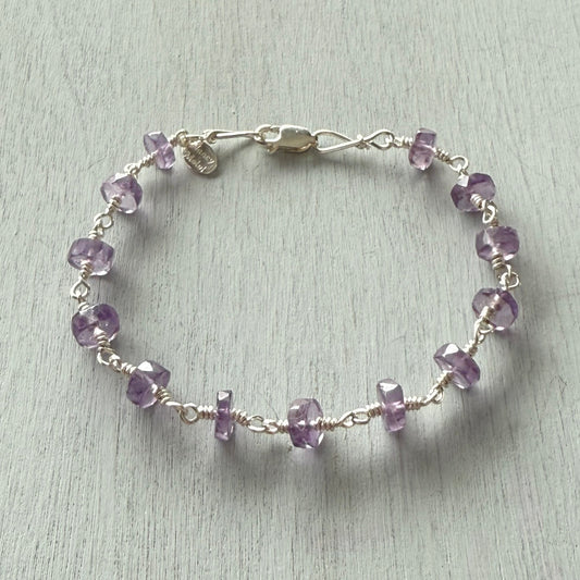 dancing amethyst bracelet