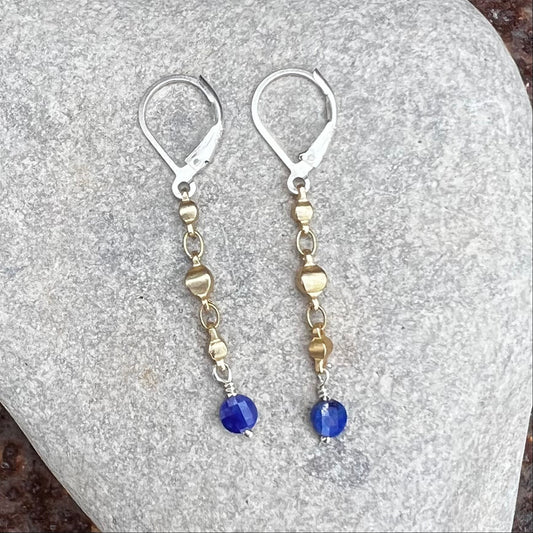 contrast earrings