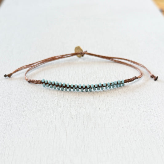 celadon zipper bracelet