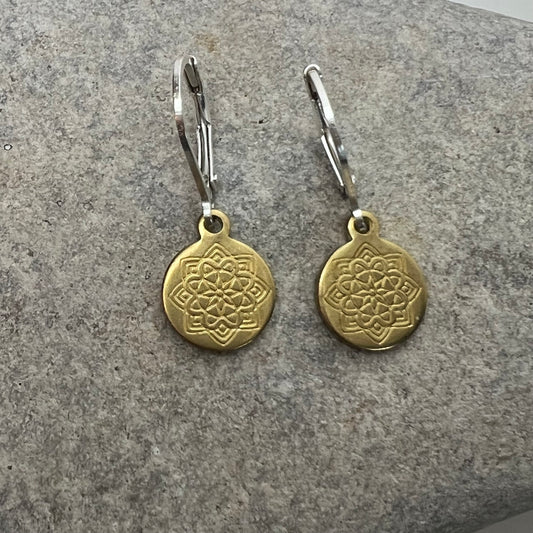 mandala earrings