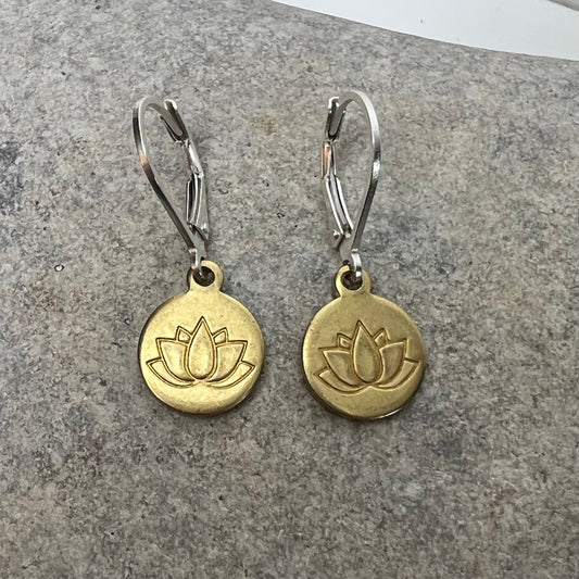 lotus love earrings