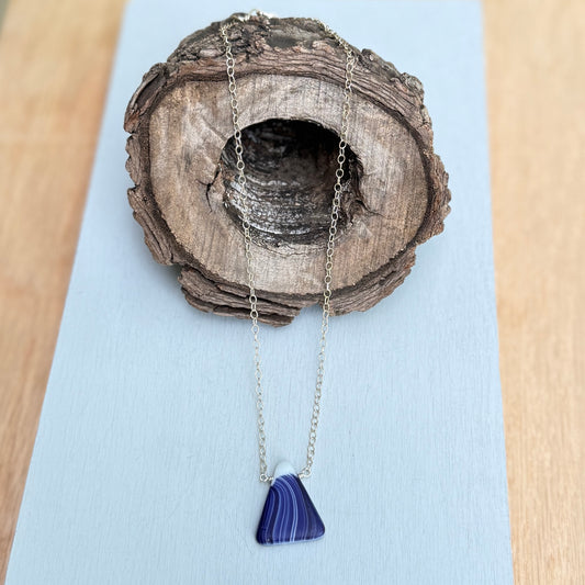 vintage blues necklace